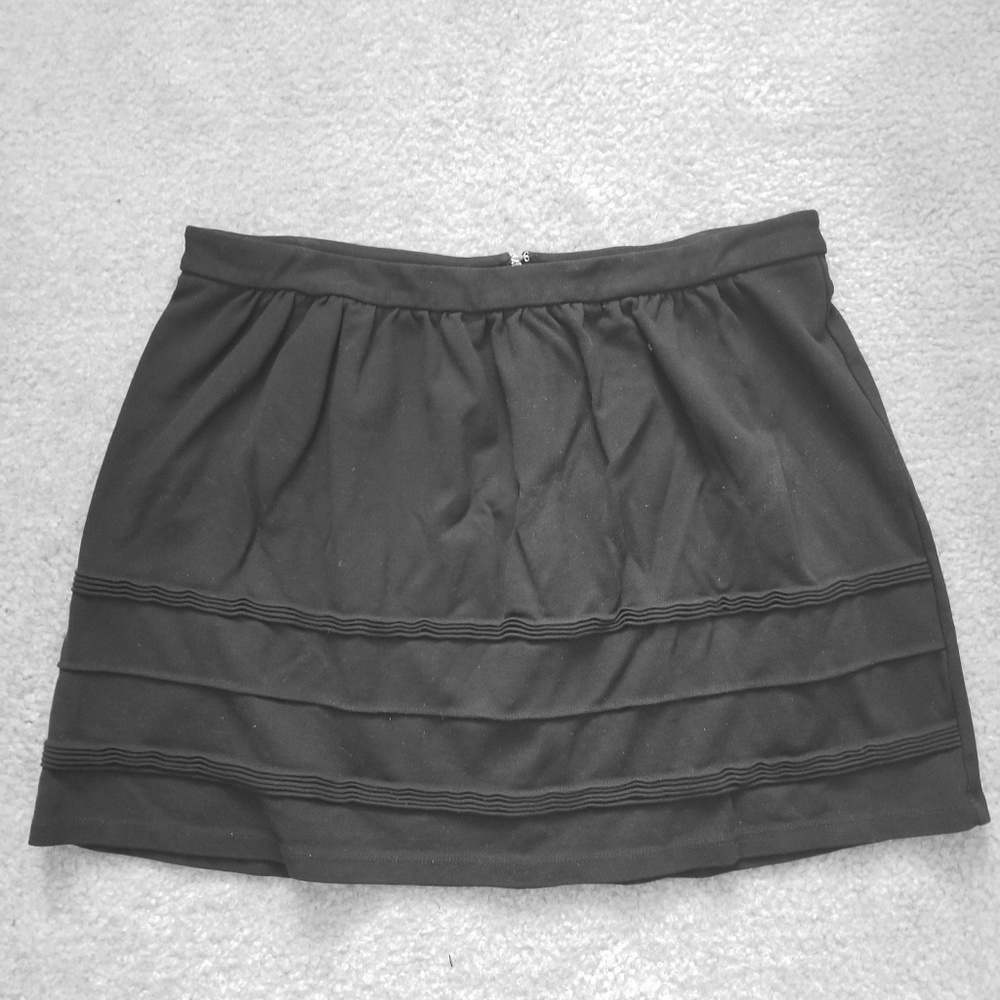 EUC J. Crew Black Mini Skirt